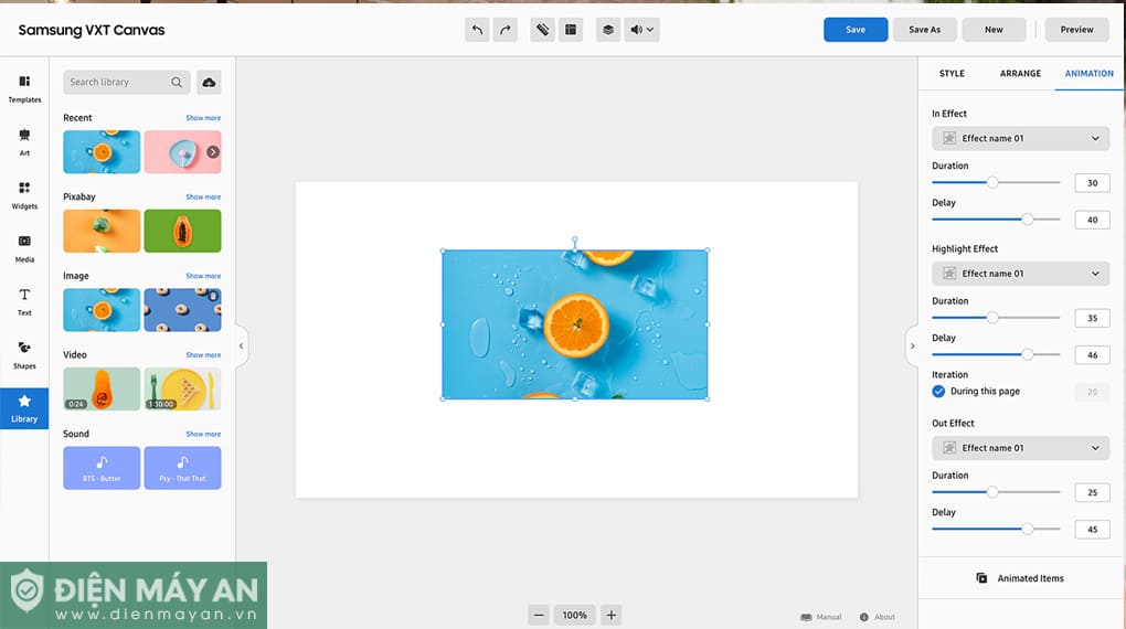 Smart Tivi Samsung 4K 43 inch 43BEFX-H - Màn hình TV Doanh nghiệp