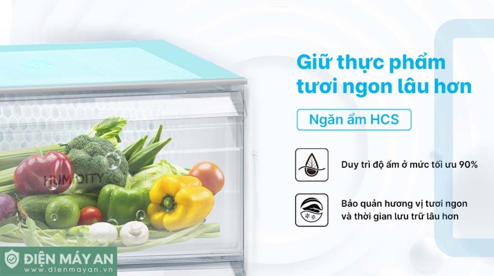 Tủ lạnh Aqua Inverter 469 lít Multi Door AQR-M536XA(GB)