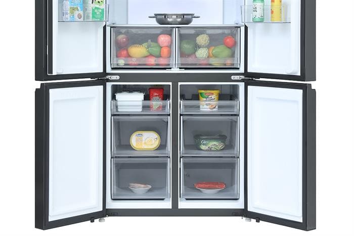 Tủ lạnh Aqua Inverter 660 lít Multi Door AQR-M727XA(GS)U1