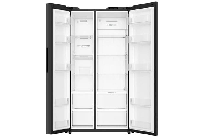 Tủ lạnh Aqua Inverter 569 lít Side By Side AQR-S633XA(SL)