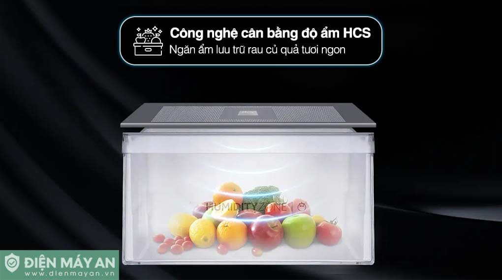 Tủ lạnh Aqua Inverter 646 lít Side By Side AQR-S682XA(SLB)