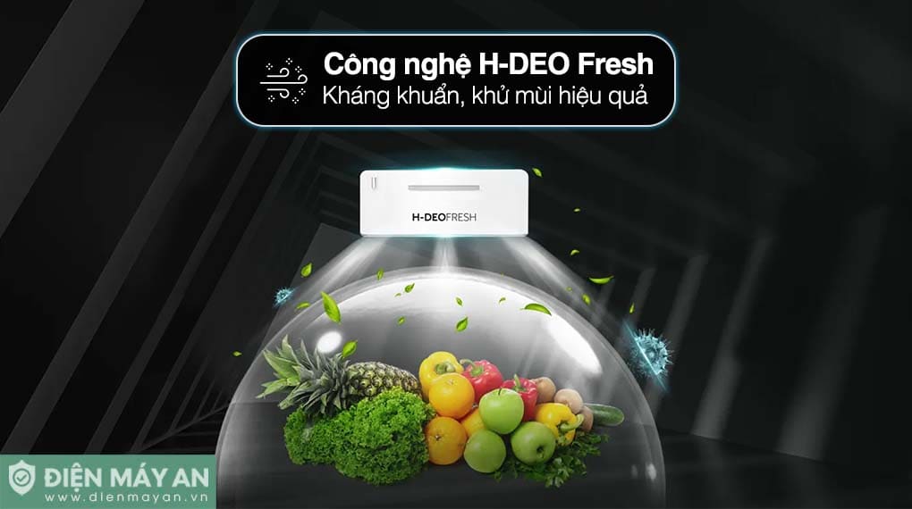 Tủ lạnh Aqua Inverter 646 lít Side By Side AQR-S682XA(SLB)