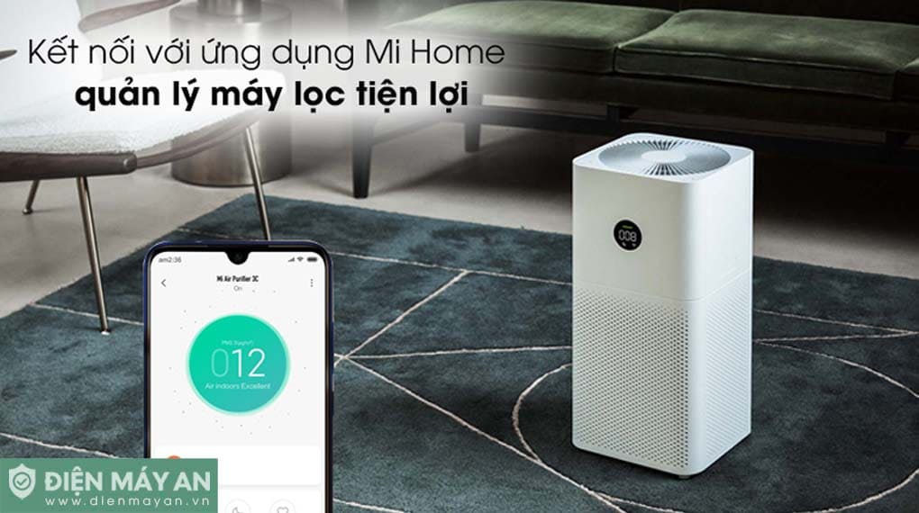 Máy Lọc Không Khí Xiaomi Mi Air Purifier 3C BHR4518GL – Bản Quốc Tế
