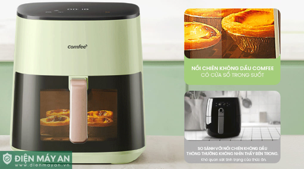 Nồi chiên không dầu Comfee 7.5 Lít CAD-75PG00A0