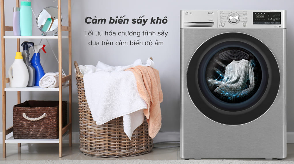 Máy sấy bơm nhiệt LG 10.5 kg DVHP50P