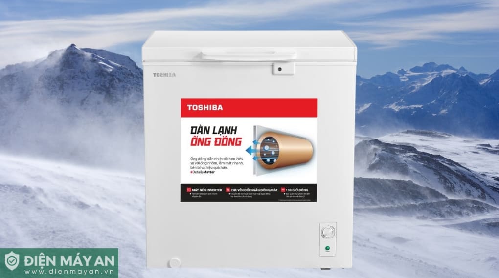 Tủ đông Toshiba Inverter 201 lít GR-RC265CM-PMV(01)