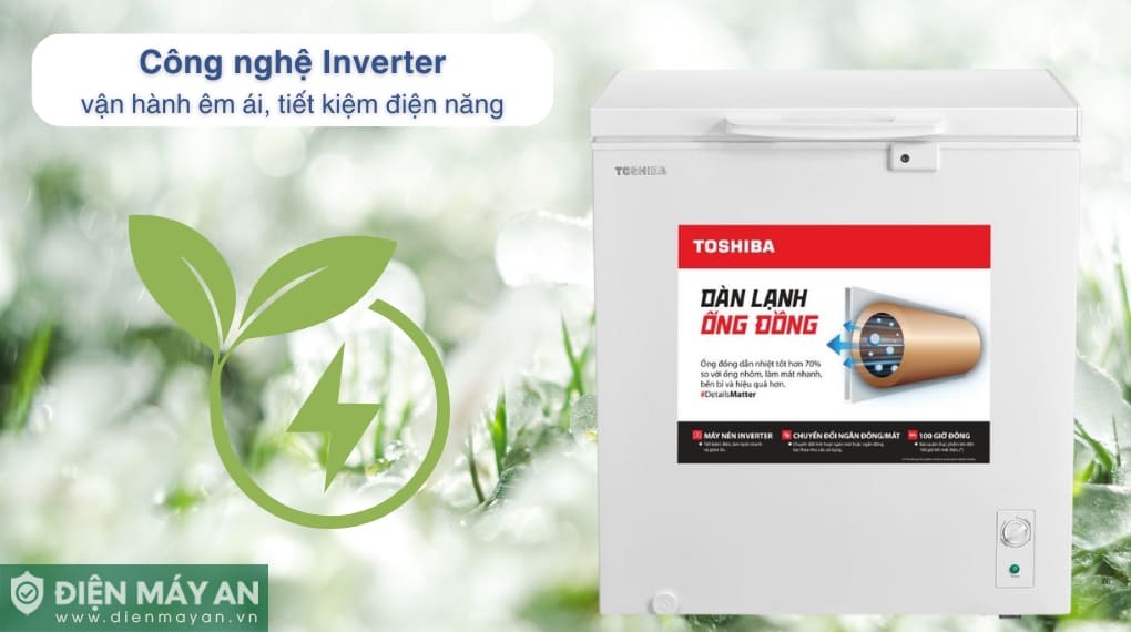 Tủ đông Toshiba Inverter 201 lít GR-RC265CM-PMV(01)