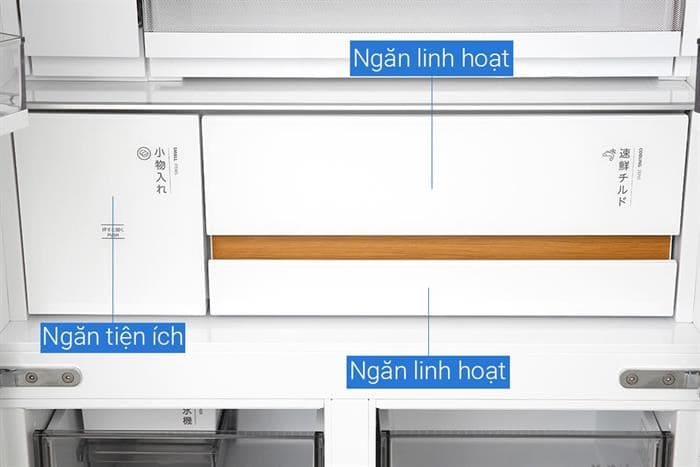 Tủ lạnh Toshiba Inverter 535 lít Japandi Multi Door GR-RF695WI-PGV(67)