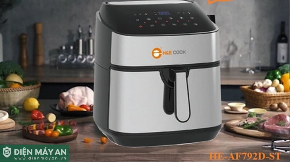 Nồi chiên không dầu H&E Cook HE-AF792M-ST