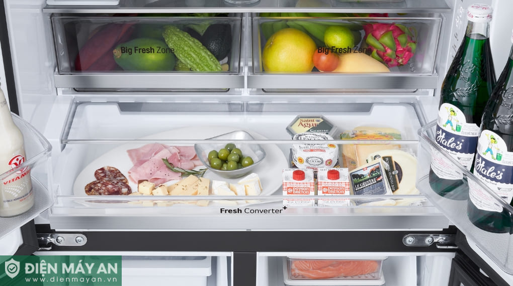 Tủ lạnh LG Inverter 612 lít Multi Door InstaView LFD61BLGAI