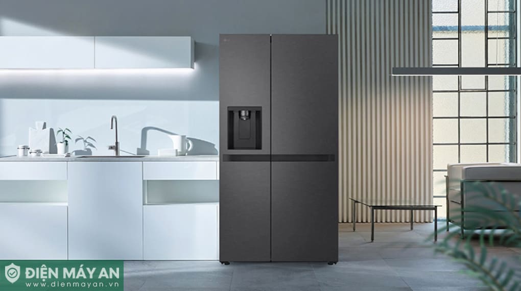 Tủ lạnh LG Inverter 641 lít Side By Side LSI63BLMA