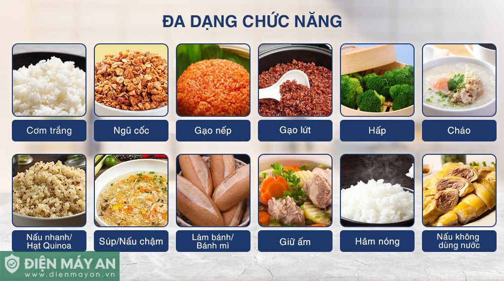 Nồi cơm điện tử 1.8L Panasonic SR-DL184WRA