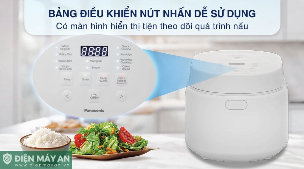 Nồi cơm điện tử 1.8L Panasonic SR-DL184WRA