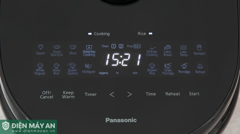 Nồi cơm điện tử 1.8L Panasonic SR-DM184KRA