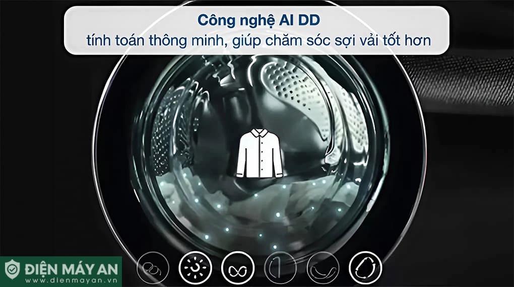 Tháp giặt sấy LG WashTower Inverter giặt 14 kg - sấy 10 kg WT1410NHEG