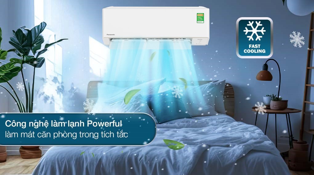 Điều Hoà Panasonic Inverter 9000 BTU 2 Chiều CU/CS-YZ9AKH-8