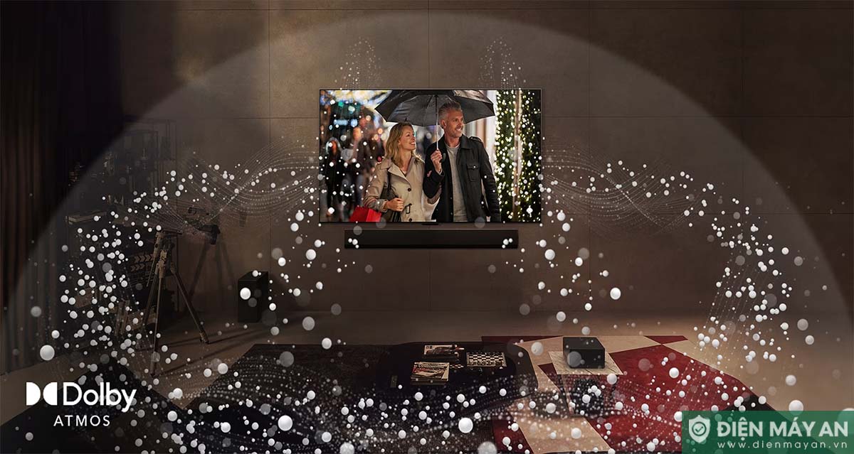Người dùng thỏa thích đắm chìm trong thế giới âm thanh nhiệm màu của tivi LG 65 inch 65M4PSA