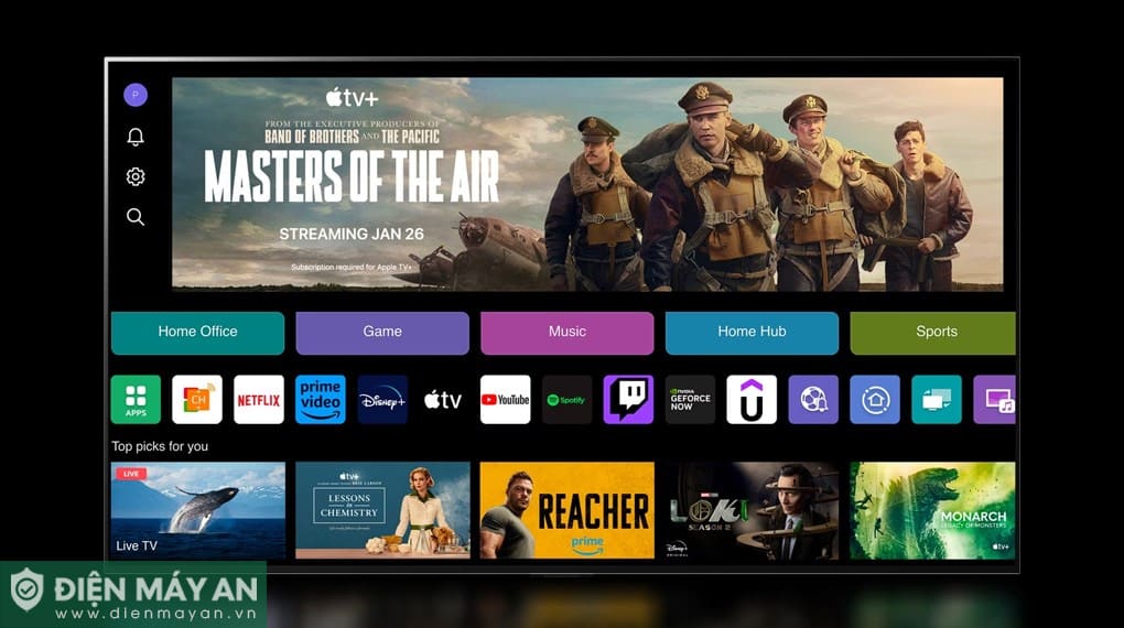 Smart Tivi QNED LG 4K 65 Inch 65QNED86TSA - hệ điều hành webOS 24