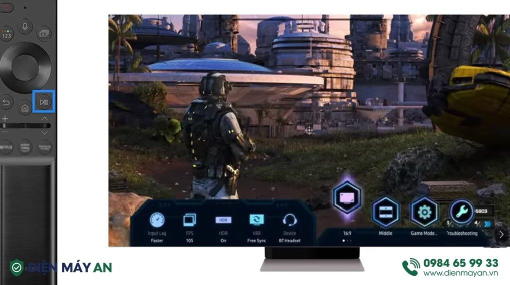 Smart Tivi QLED 4K 43 Inch Samsung QA43Q63C