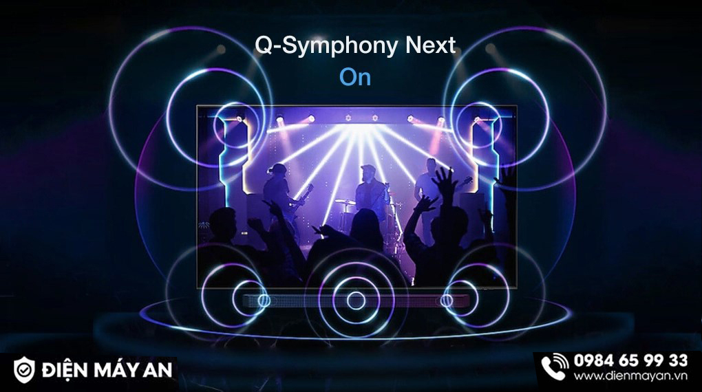 Chất lượng âm thanh trên&nbsp;Smart Tivi QLED 4K 43 inch Samsung QA43Q60D chinh phục được cả những khách hàng khó tính nhất