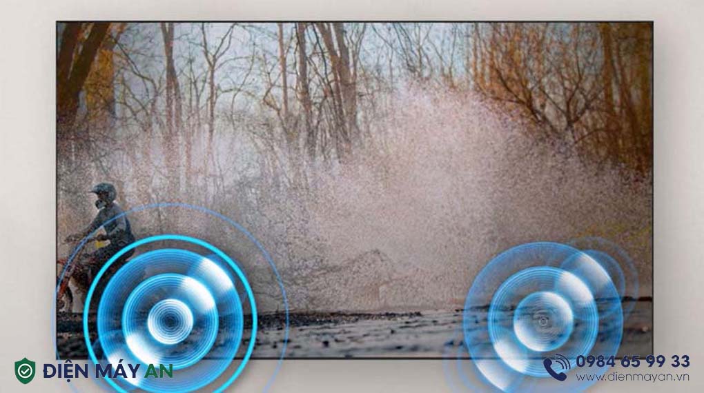 Âm thanh 3 chiều bám sát theo từng chuyển động tạo nên nét đặc biệt của Smart Tivi QLED Samsung 4K 65 inch QA65Q60D