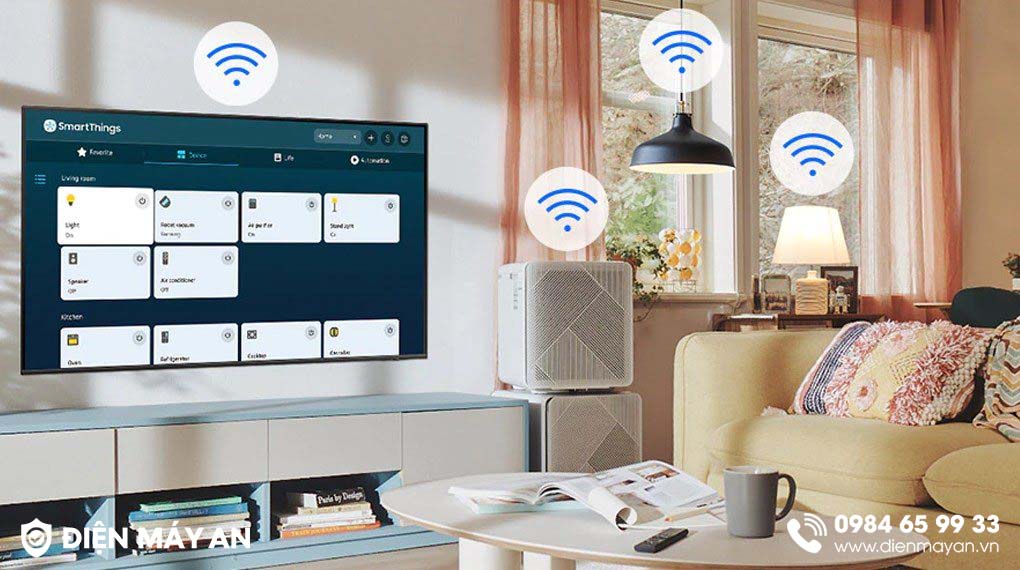 Nâng tầm trải nghiệm sống với loạt tiện ích trên Smart Tivi QLED Samsung 4K 75 inch QA75Q60D