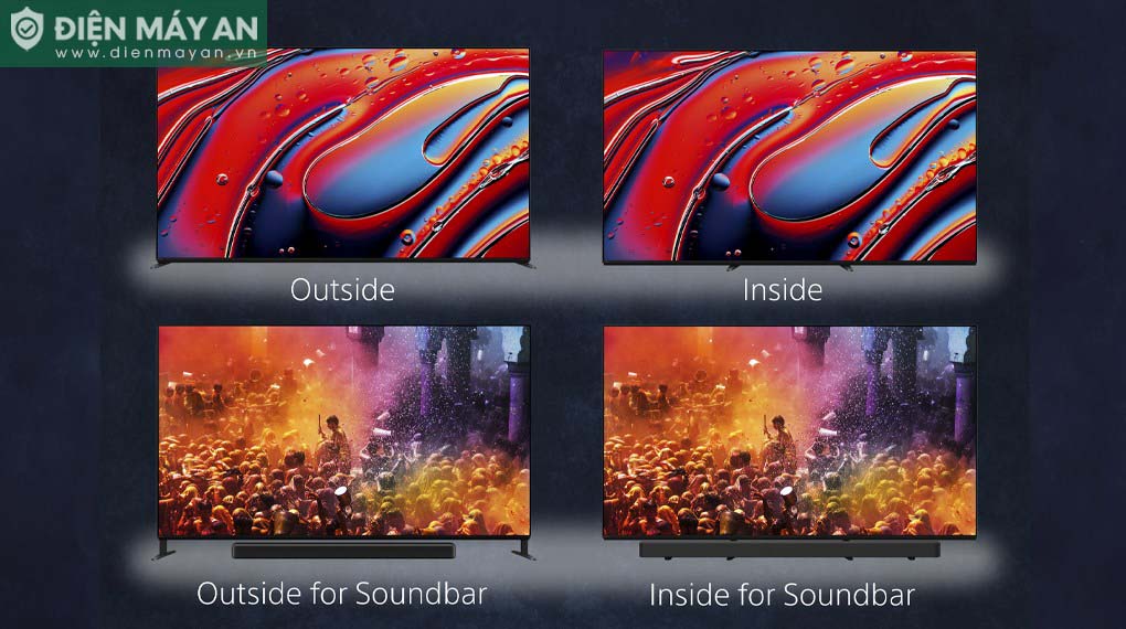 Tivi Sony 75XR90 sở hữu thiết kế độc đáo Seamless Edge 