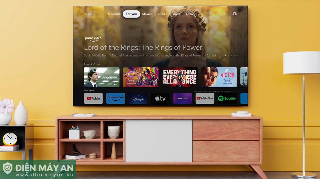 Google Tivi Sony 4K 75 Inch KD-75X77L