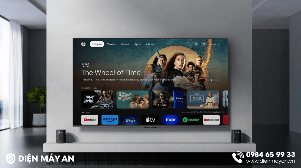 Google Tivi Xiaomi QLED 4K A Pro 65 Inch 2025 L65MA-SSEA - Bản Quốc Tế