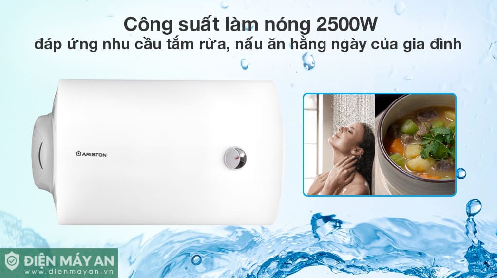 Bình nóng lạnh Ariston 100 lít PRO R 100 H 2.5 FE