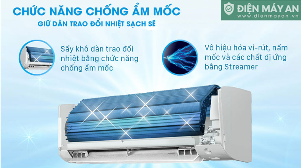 Điều Hòa Daikin Inverter 9000 BTU 1 Chiều FTKB25YVMV