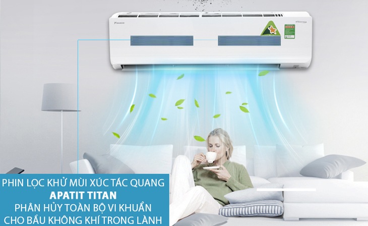 Điều hòa Daikin Inverter 9000 BTU 2 chiều FTXV25QVMV