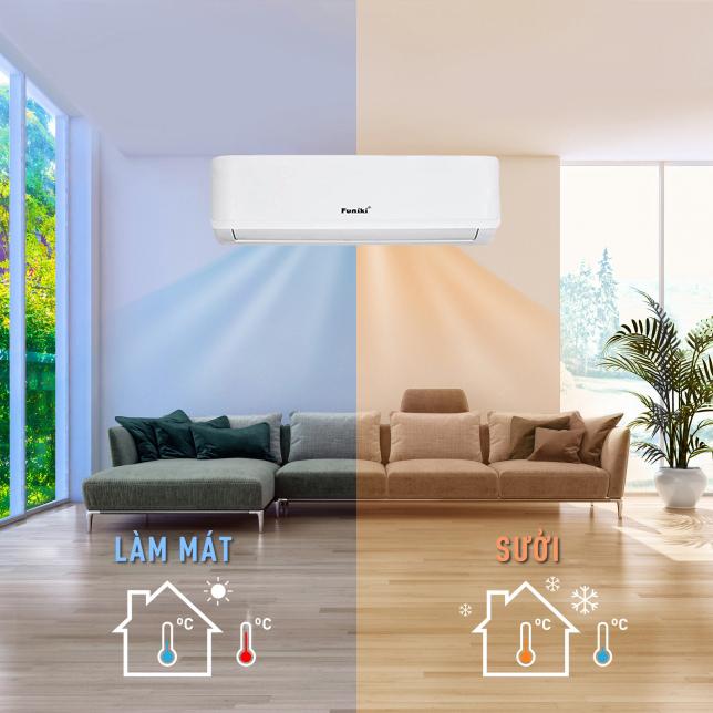 Điều Hòa Funiki 12000 BTU 2 Chiều HSH12TMU