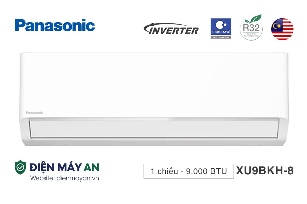 Điều hòa Panasonic CU/CS-XU9BKH-8 bảo hành máy 1 năm và máy nén 12 năm