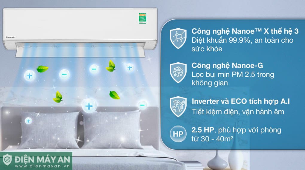 Điều Hoà Panasonic Inverter 24000 BTU CU/CS-XZ24ZKH-8