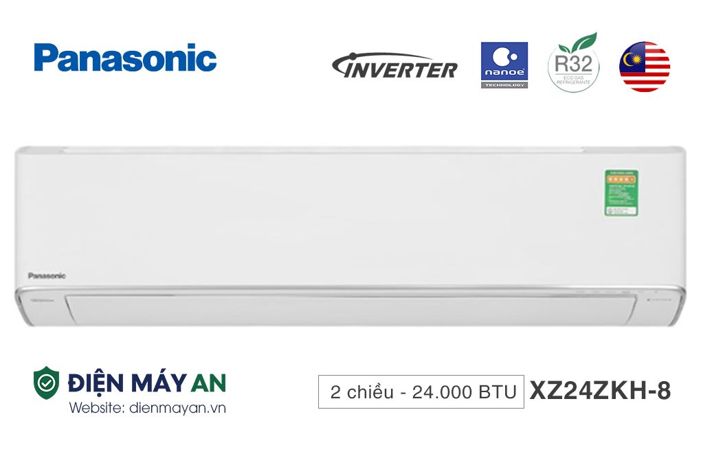 Điều Hoà Panasonic Inverter 24000 BTU CU/CS-XZ24ZKH-8
