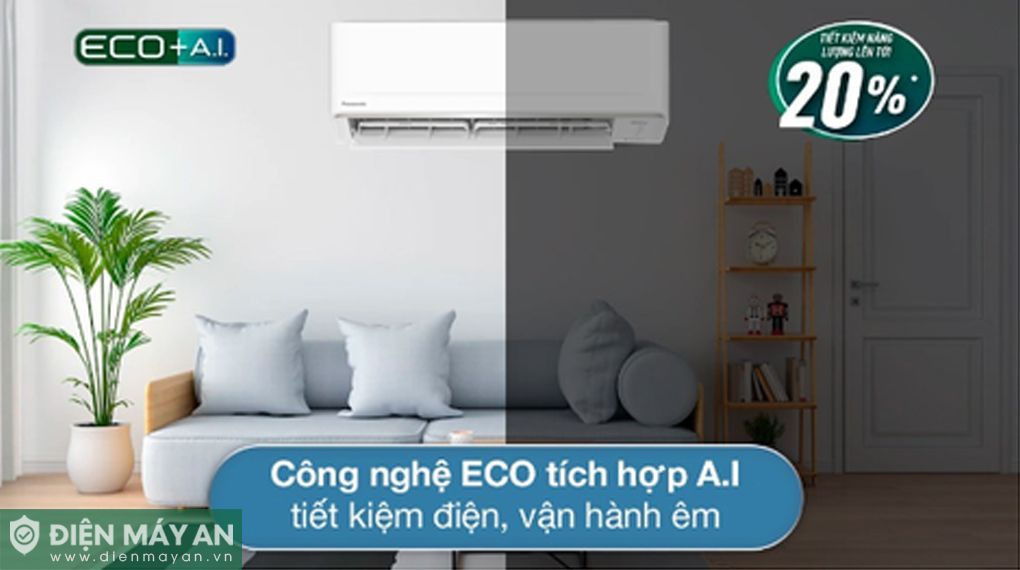 Điều Hòa Panasonic 1 Chiều Inverter 12000BTU CU/CS-RU12AKH-8