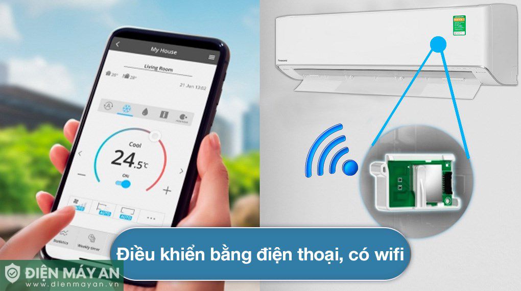 Điều Hòa Panasonic 1 Chiều Inverter 24000BTU CU/CS-U24ZKH-8