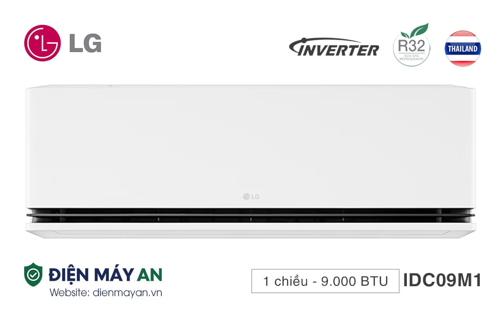 Điều Hòa LG Inverter 9000 BTU 1 Chiều IDC09M1 - Model 2025
