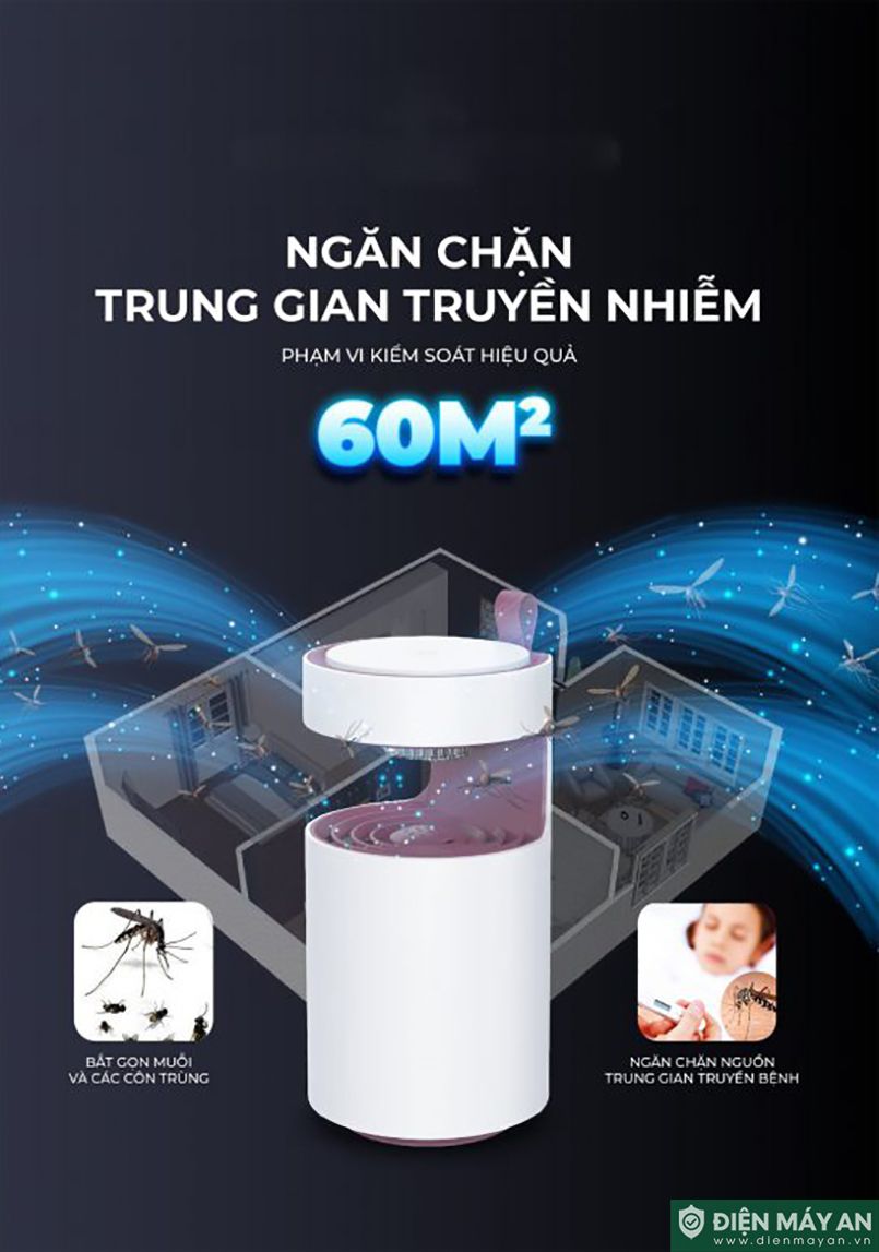 Máy Bắt Muỗi Và Côn Trùng Ultty MKL - Hàng Chính Hãng