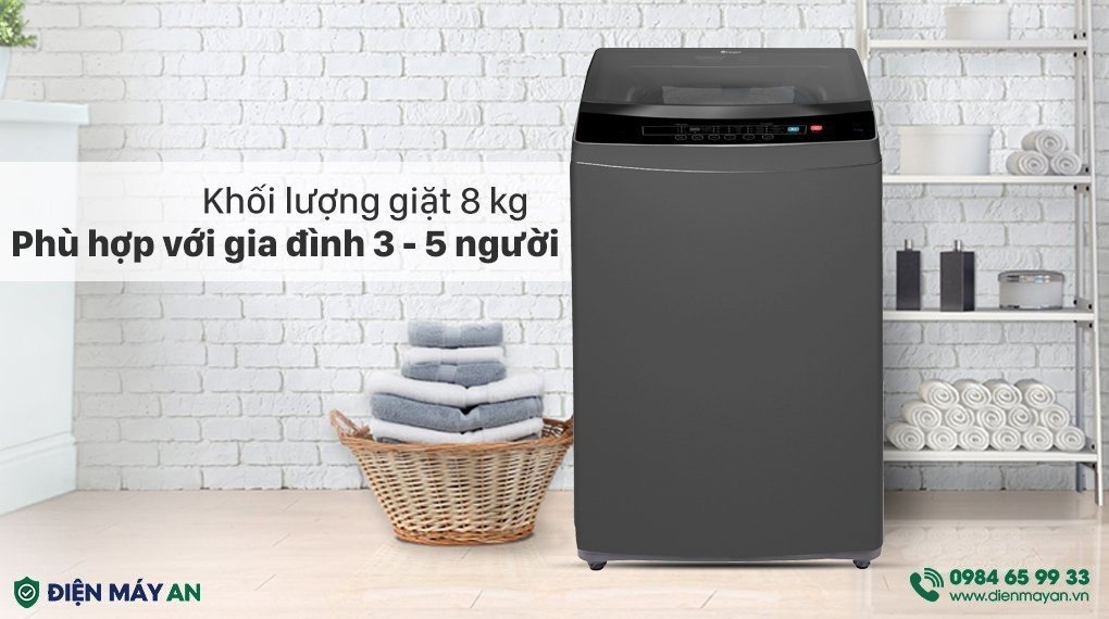 Máy Giặt Casper 8 Kg WT-8NG2