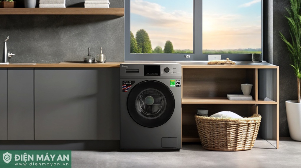 Máy Giặt Casper Inverter WF-105VG5 cửa trước tạo thành điểm nhấn sang trọng cho ngôi nhà