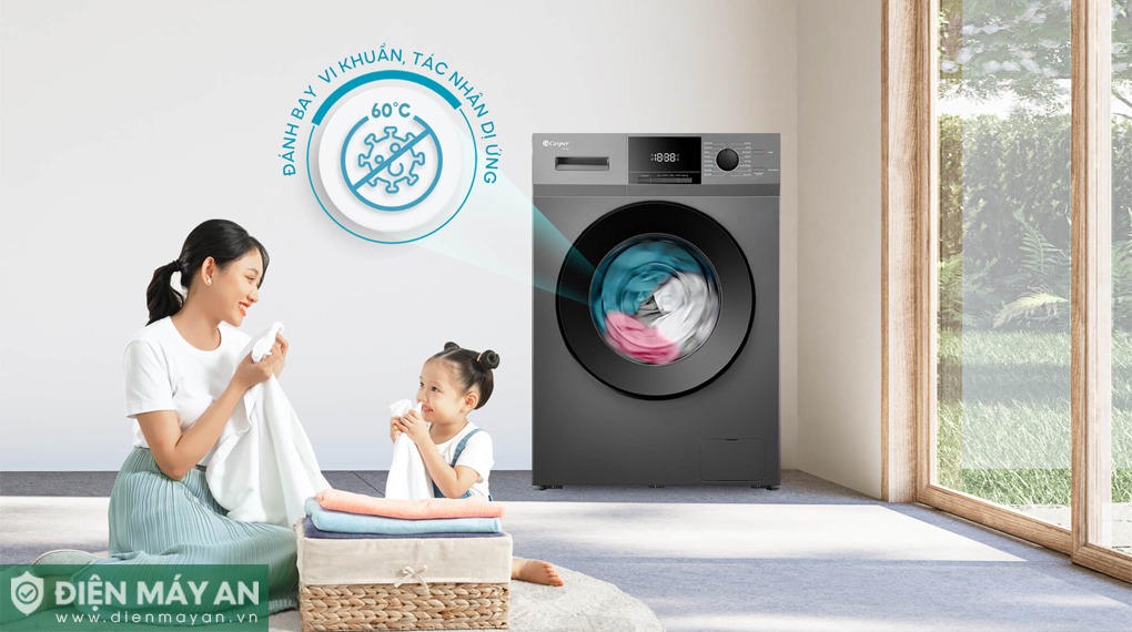 Quần áo sạch khuẩn và thơm tho nhờ công nghệ giặt hơi nước Steam Wash 