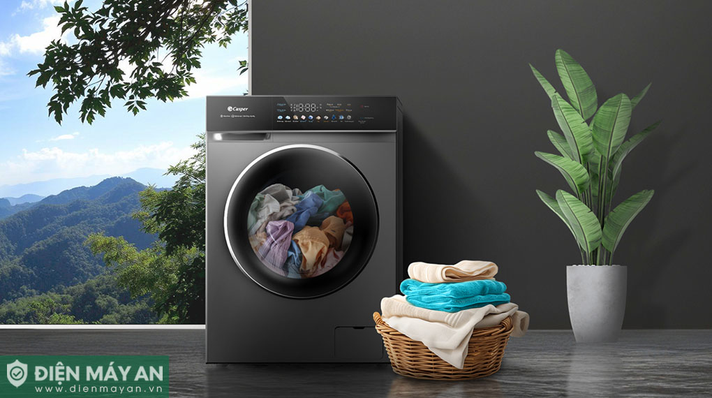 Máy Giặt Sấy Casper Inverter Prime Wash&Dry Giặt 11.5 Kg - Sấy 8 Kg WF-P115VGT11