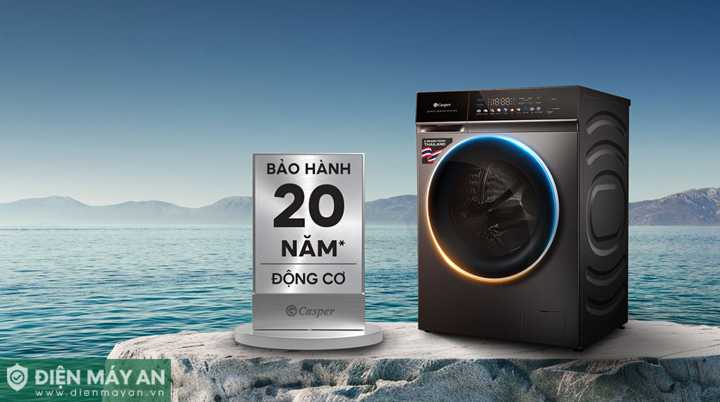 Máy Giặt Sấy Casper Inverter Prime Wash&Dry Giặt 11.5 Kg - Sấy 8 Kg WF-P115VGT11
