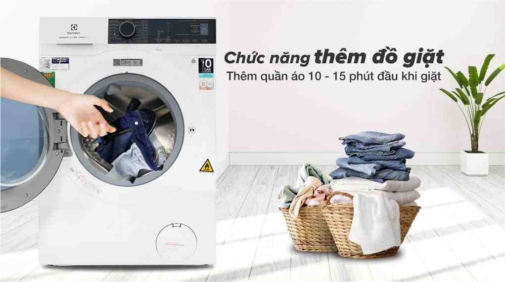 Máy Giặt Sấy Electrolux Inverter 10 Kg Sấy 7 Kg EWW1024P5WB