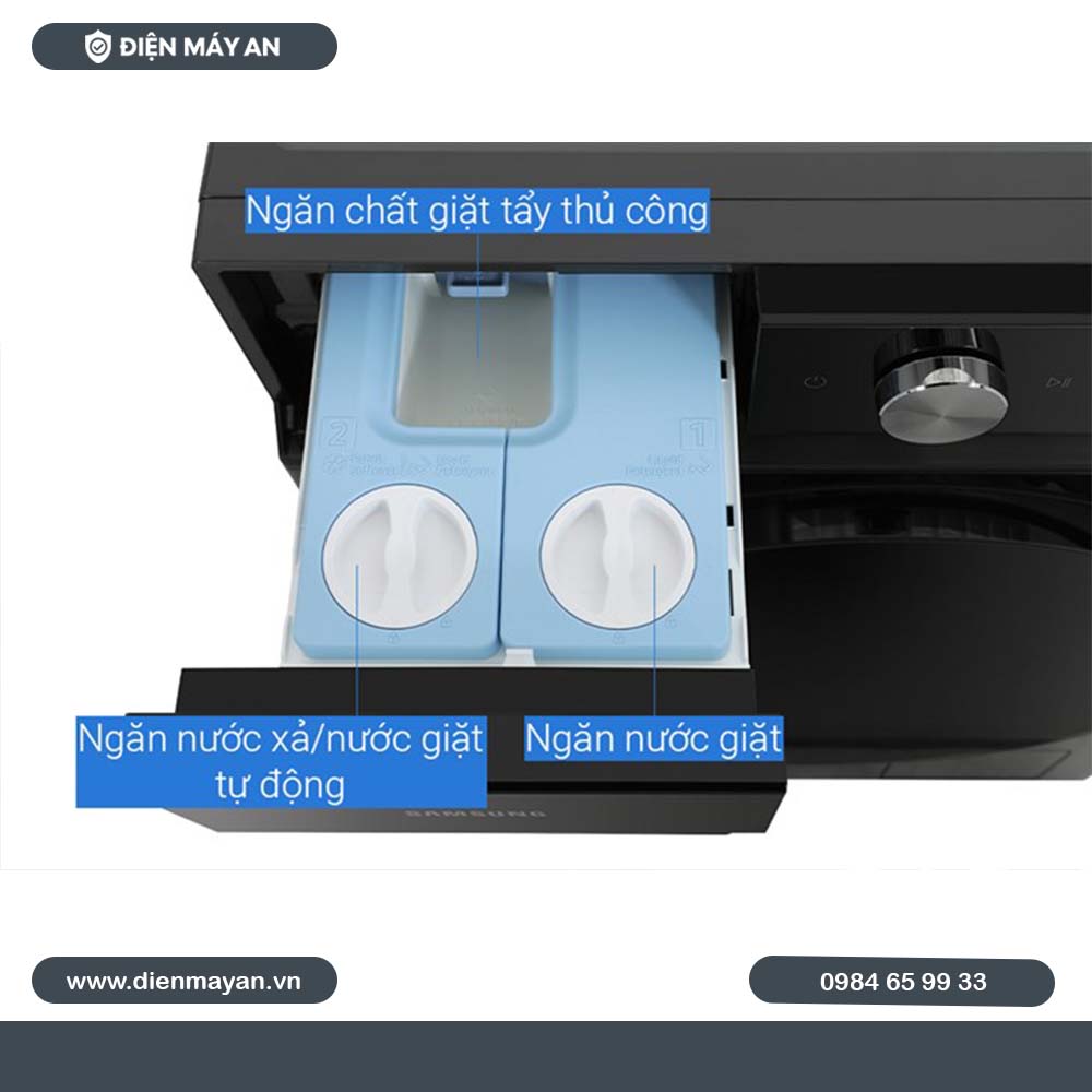 Máy Giặt Samsung Bespoke AI Inverter 14 Kg WW14BB944DGBSV