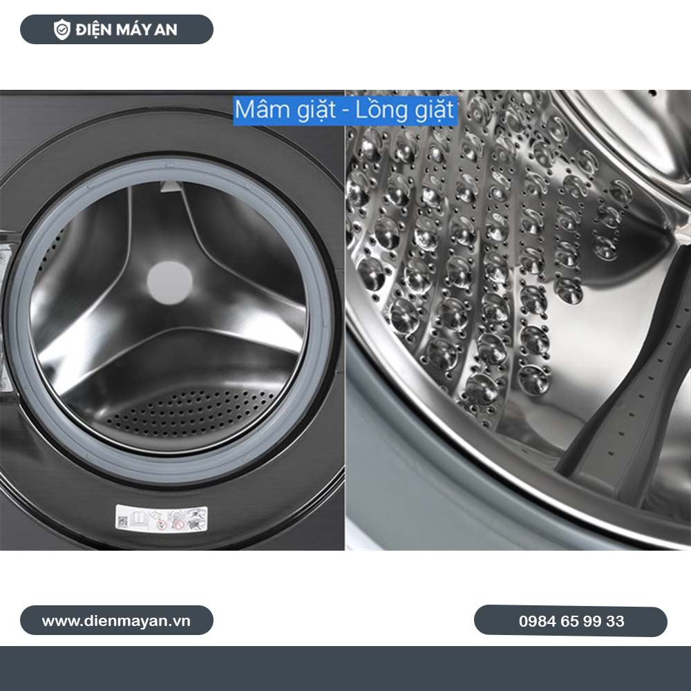 Máy Giặt Samsung Bespoke AI Inverter 14 Kg WW14BB944DGBSV