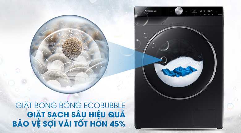 Máy Giặt Sấy Samsung AI Inverter 11kg Sấy 7kg WD11T734DBX/SV