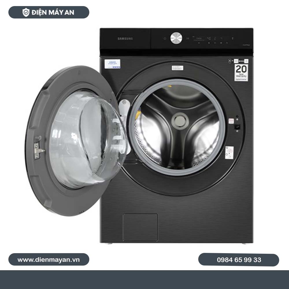 Máy Giặt Sấy Samsung Bespoke AI Inverter Giặt 21 Kg - Sấy 12 Kg WD21B6400KV/SV, Giá Tốt